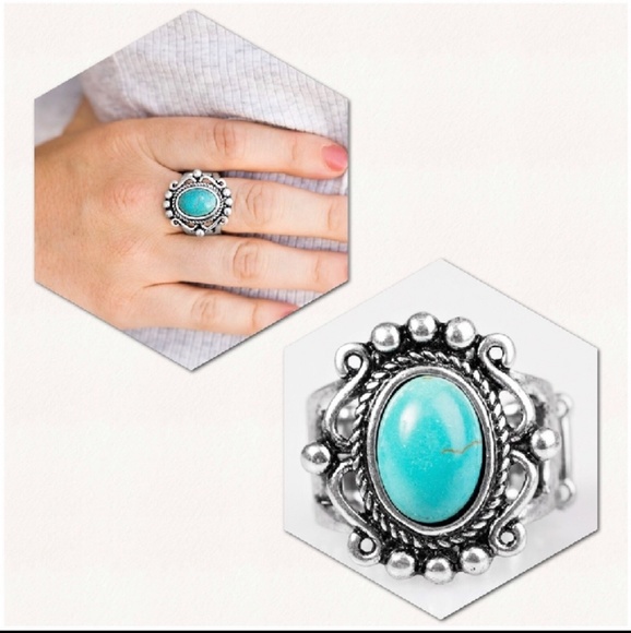 paparazzi Jewelry - Dreamy deserts blue ring
